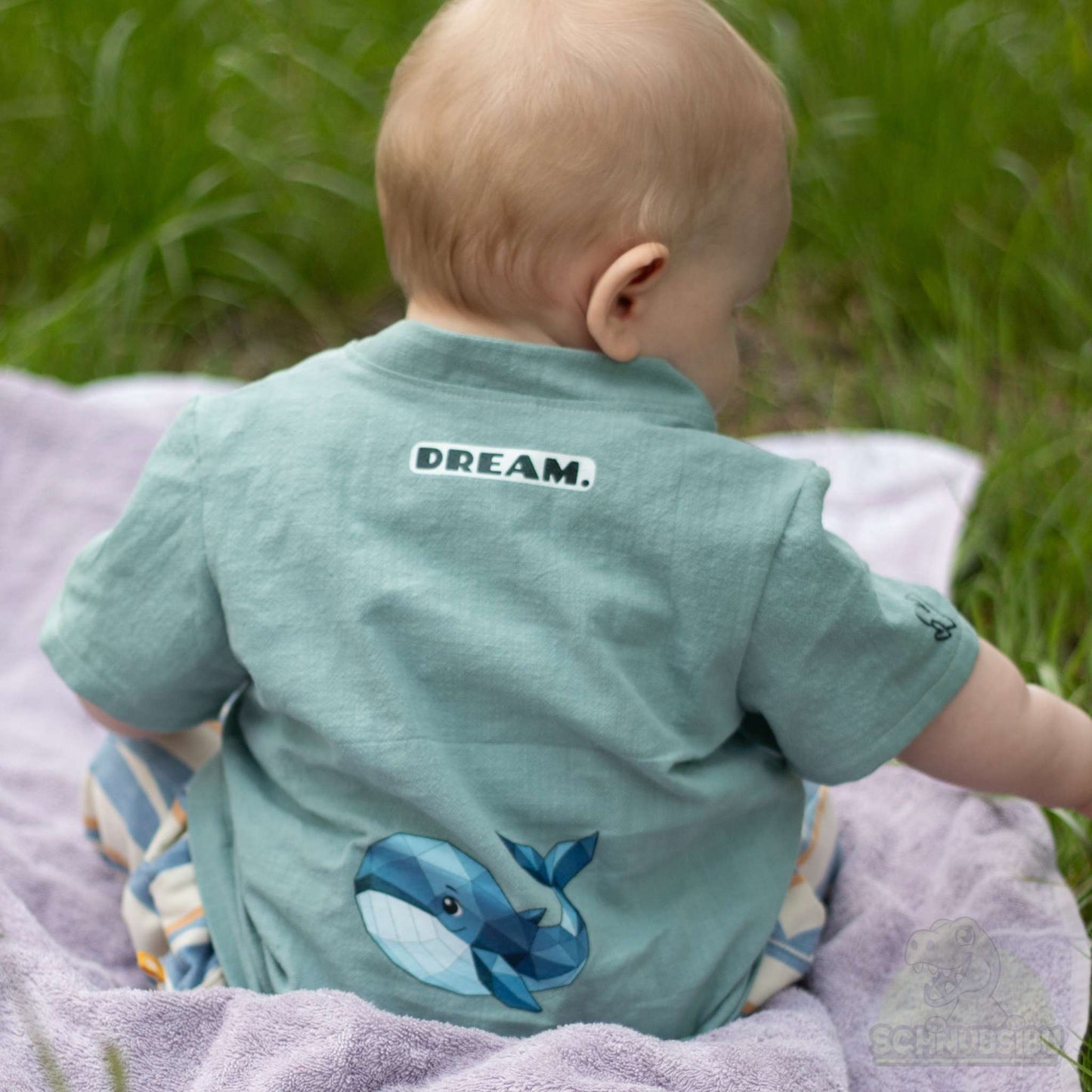Bügelbild „Mood Whale" – aus der Little Moodies Kollektion | Schnubsibu
