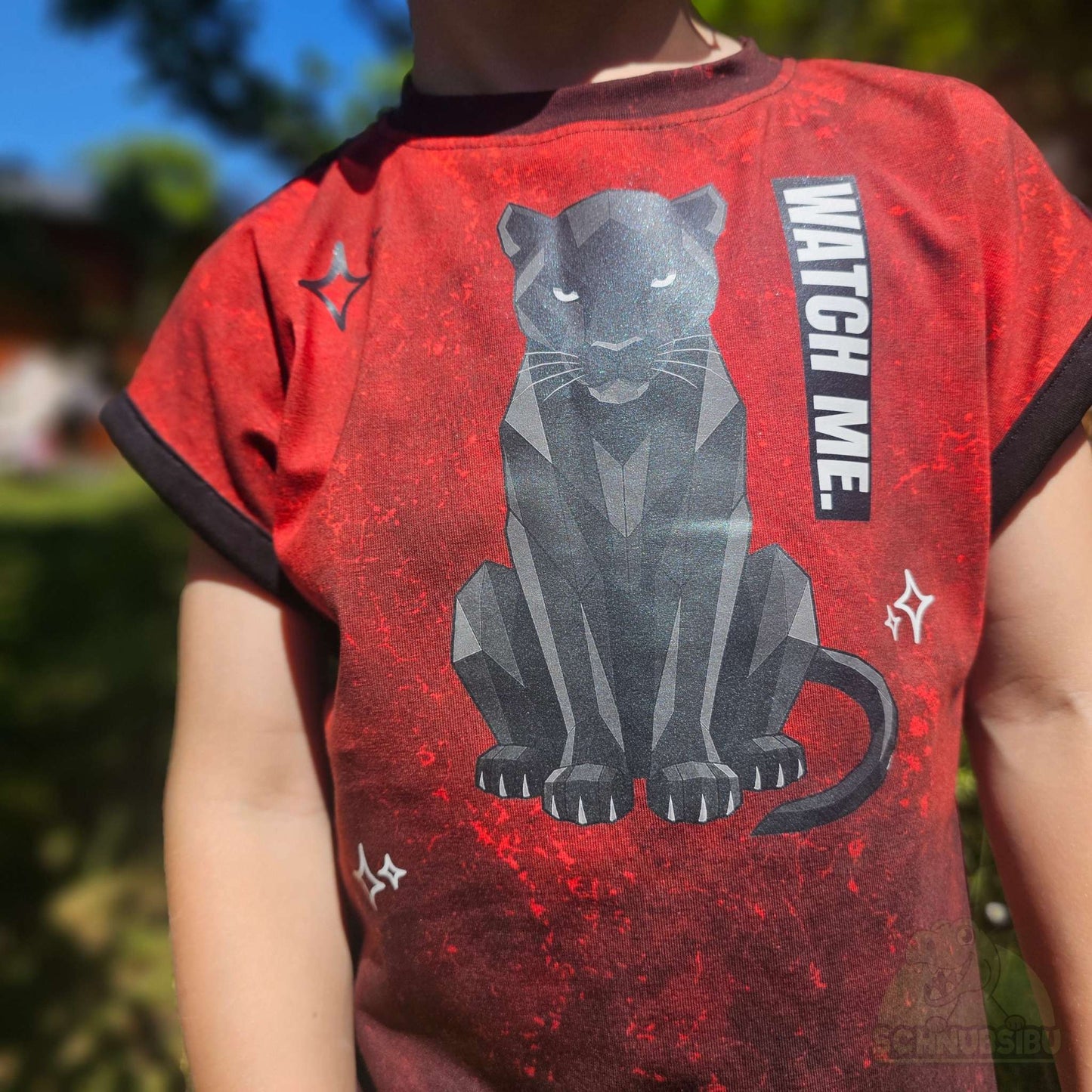 Bügelbild „Mood Panther" – aus der Mood Animals Kollektion | Schnubsibu