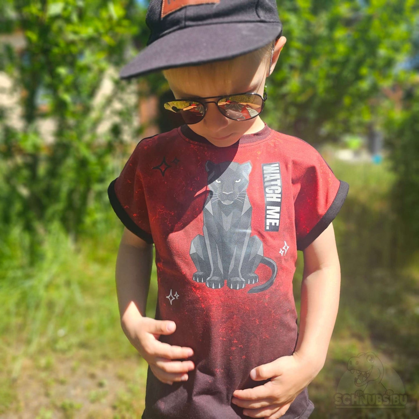 Bügelbild „Mood Panther" – aus der Mood Animals Kollektion | Schnubsibu