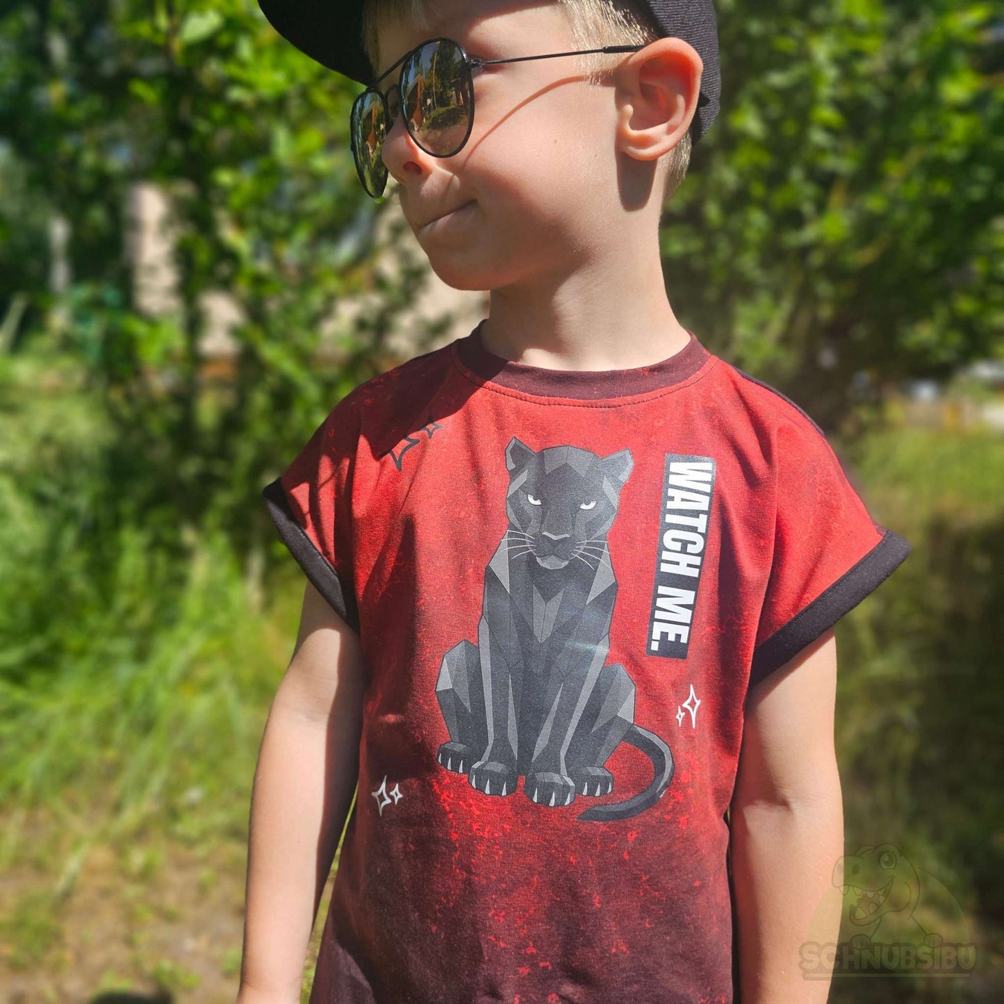 Bügelbild „Mood Panther" – aus der Mood Animals Kollektion | Schnubsibu