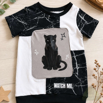 Bügelbild „Mood Panther" – aus der Mood Animals Kollektion | Schnubsibu