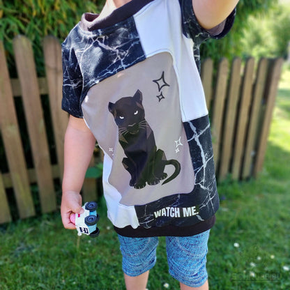 Bügelbild „Mood Panther" – aus der Mood Animals Kollektion | Schnubsibu