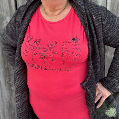 Bügelbild „Different" – minimalistisches Design für deine DIY-Projekte | Schnubsibu