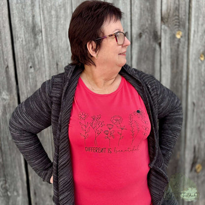 Bügelbild „Different" – minimalistisches Design für deine DIY-Projekte | Schnubsibu