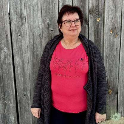 Bügelbild „Different" – minimalistisches Design für deine DIY-Projekte | Schnubsibu