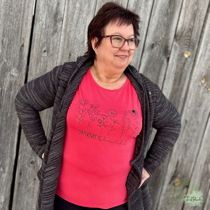 Bügelbild „Different" – minimalistisches Design für deine DIY-Projekte | Schnubsibu