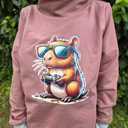 [VB 16.09.] Bügelbild Gamer Capybara