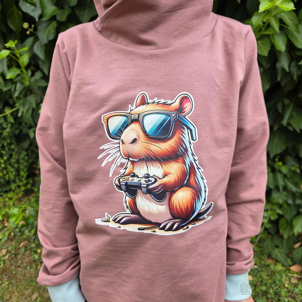 [VB 16.09.] Bügelbild Gamer Capybara
