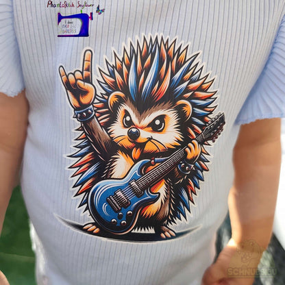 [VB 16.09.] Bügelbild Rock Igel