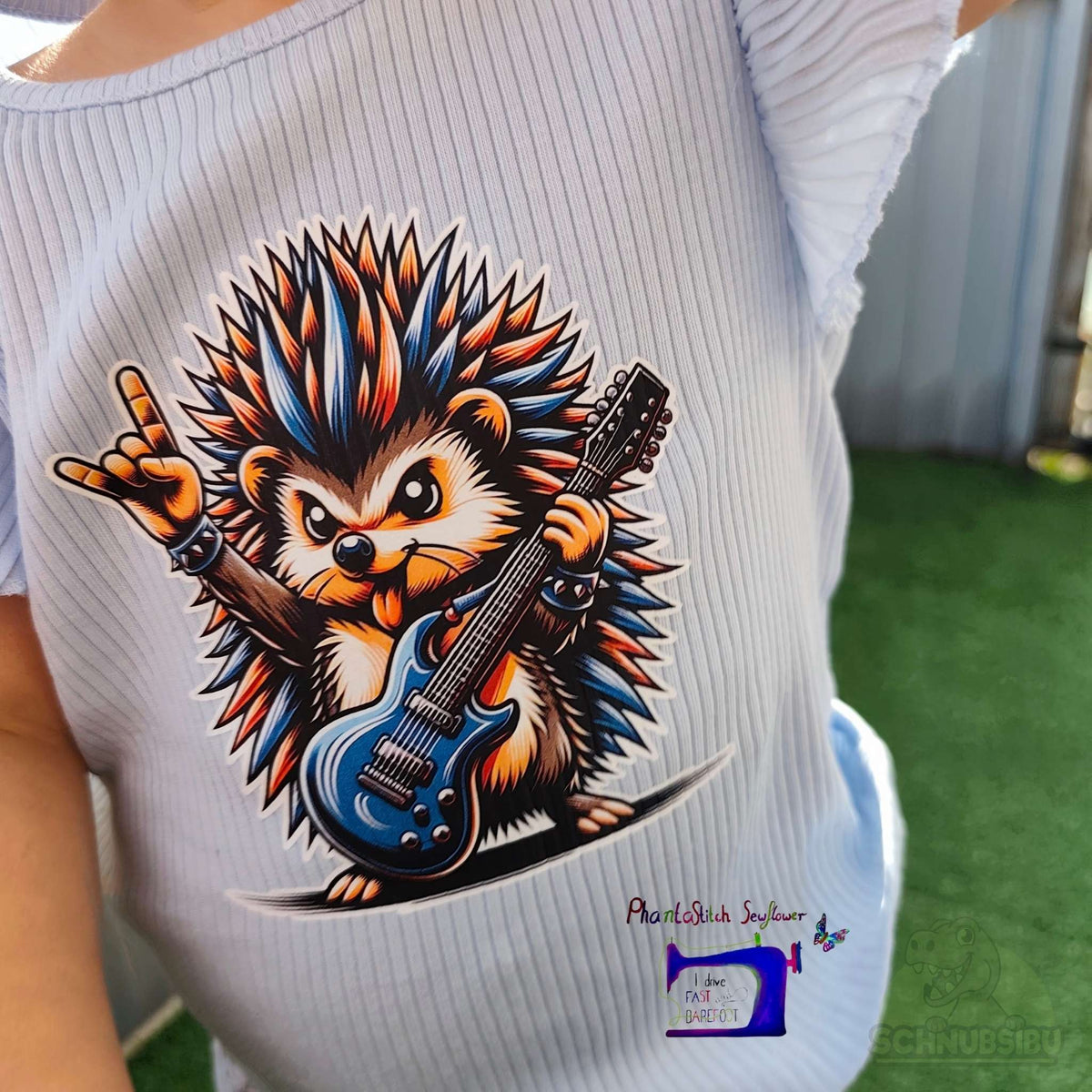 [VB 16.09.] Bügelbild Rock Igel