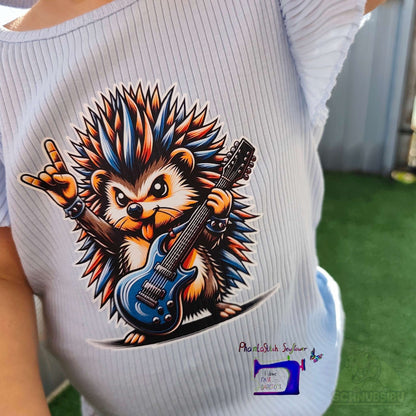 [VB 16.09.] Bügelbild Rock Igel