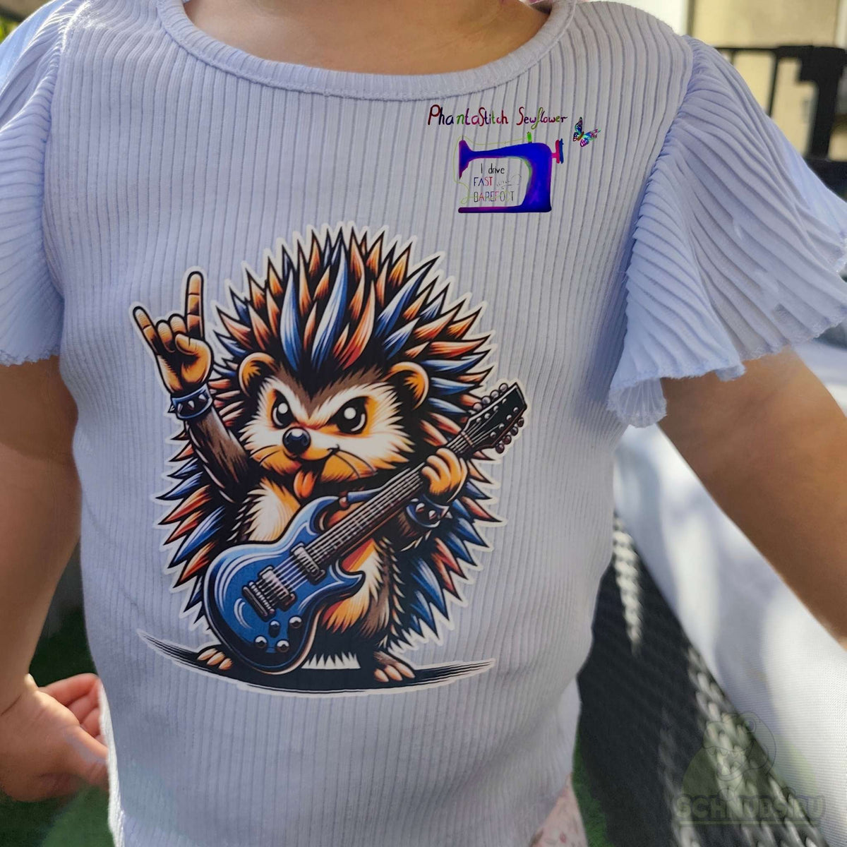 [VB 16.09.] Bügelbild Rock Igel