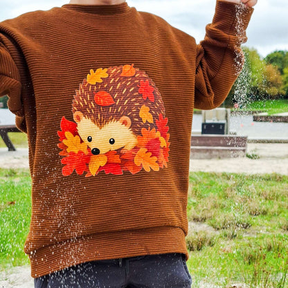 [VB 16.09.] Bügelbild Herbst Igel