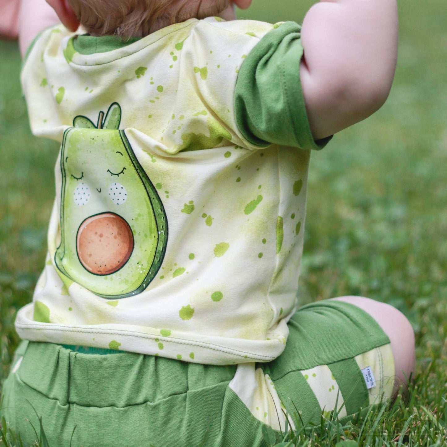 Bügelbild „Avocado" – süßes Fruchtmotiv | Schnubsibu