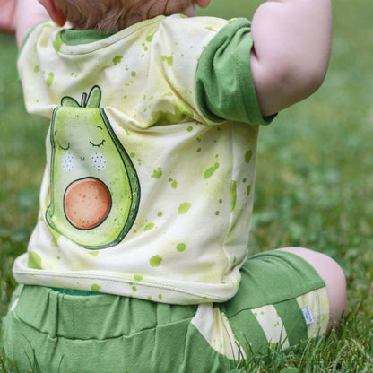 Bügelbild „Avocado" – süßes Fruchtmotiv | Schnubsibu