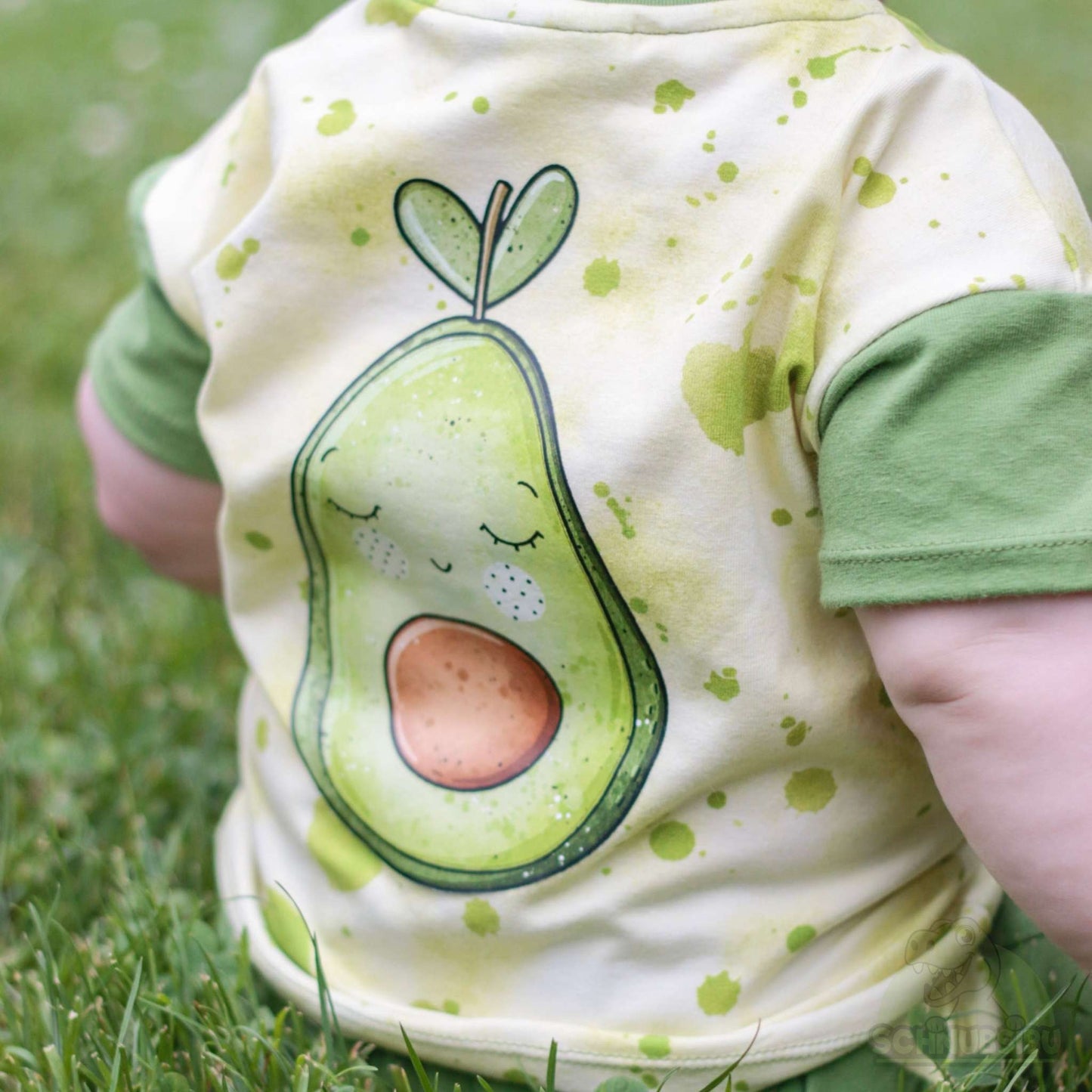 Bügelbild „Avocado" – süßes Fruchtmotiv | Schnubsibu