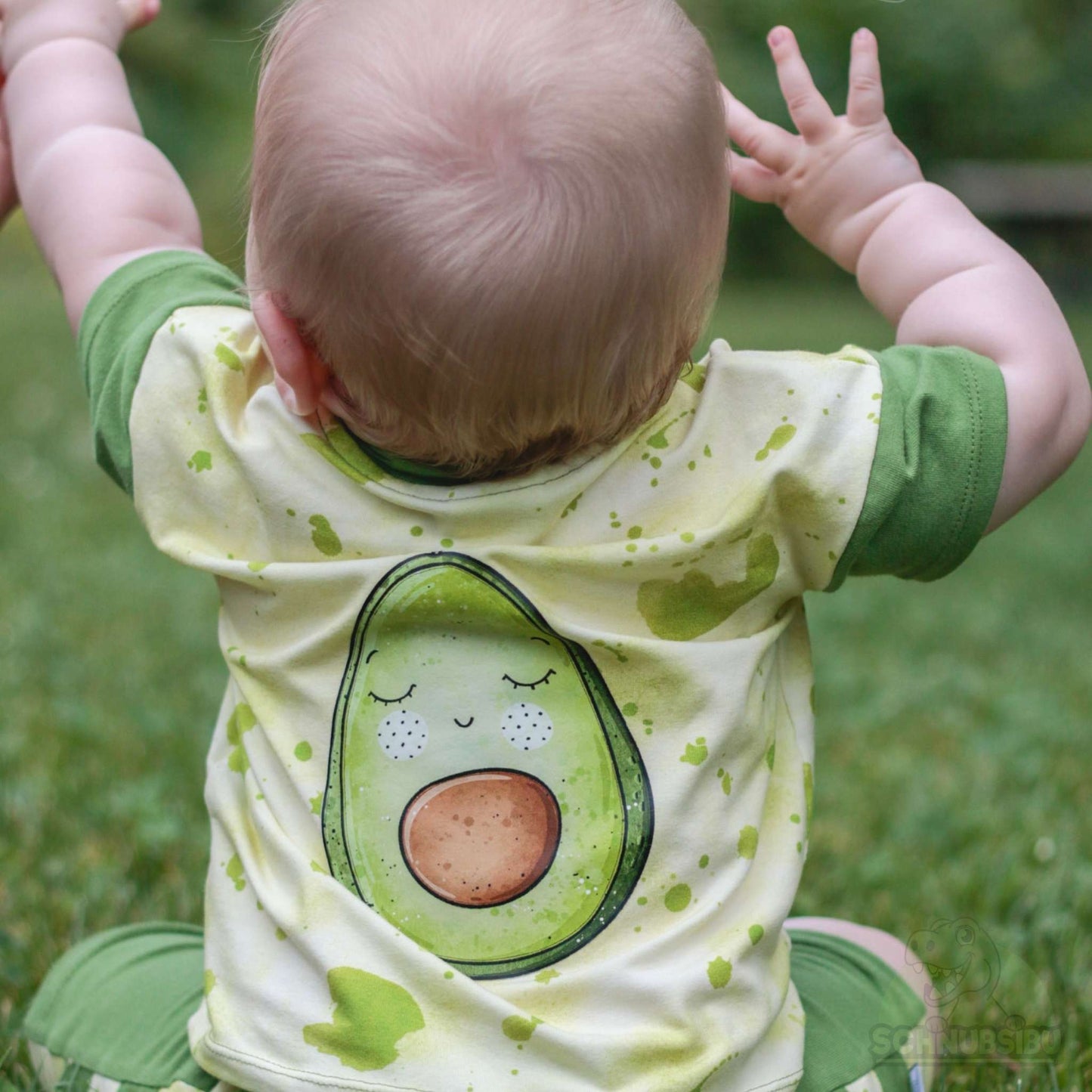 Bügelbild „Avocado" – süßes Fruchtmotiv | Schnubsibu