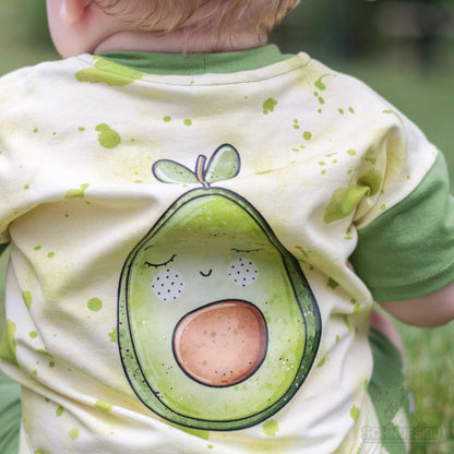 Bügelbild „Avocado" – süßes Fruchtmotiv | Schnubsibu