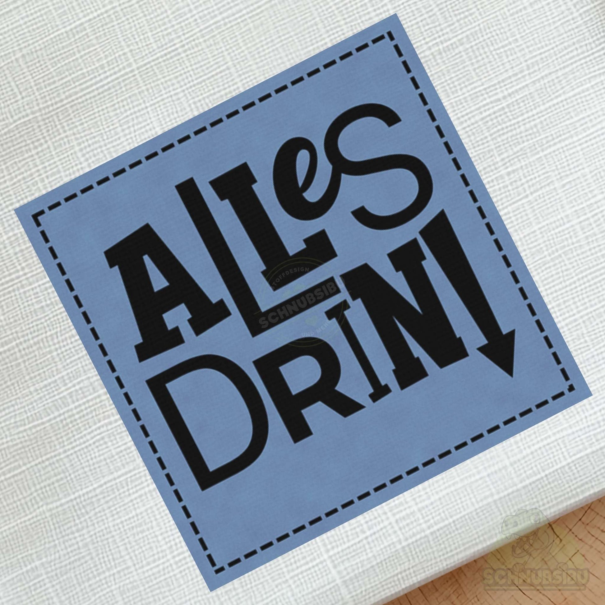 schnubsibu- schnubsibu-produktfoto-buegellabel-aufstoff-allesdrin_6 - blau