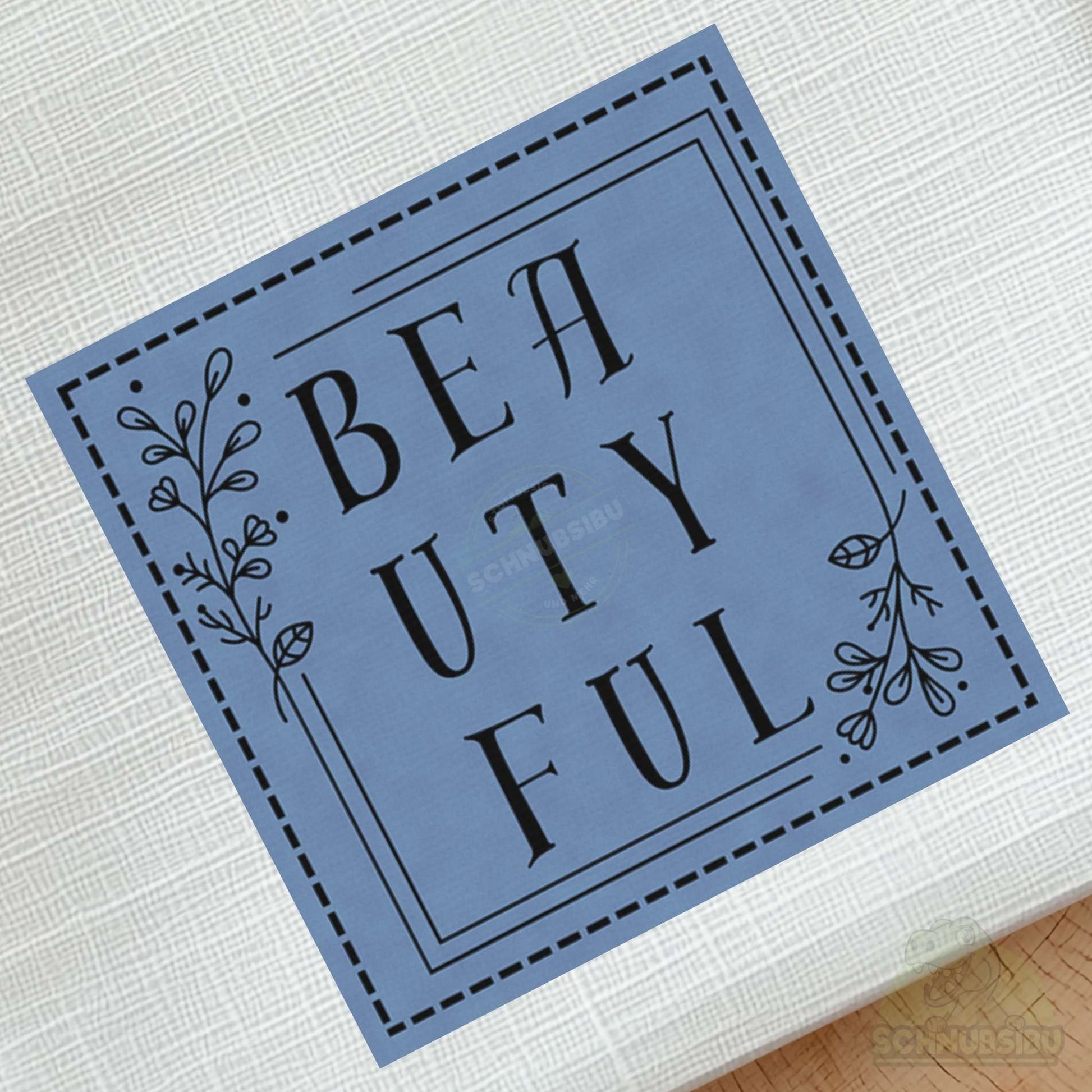 schnubsibu- schnubsibu-produktfoto-buegellabel-aufstoff-beautiful_6 - blau