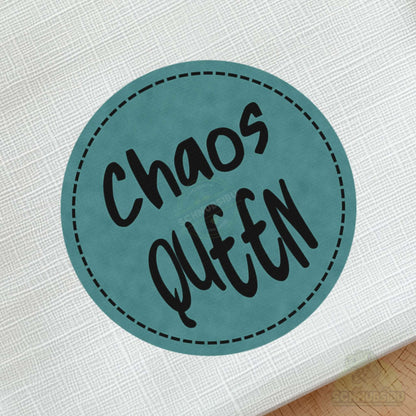 Bügel-Label "Chaos Queen" – schnelle Akzente für Kleidung & Accessoires | Schnubsibu