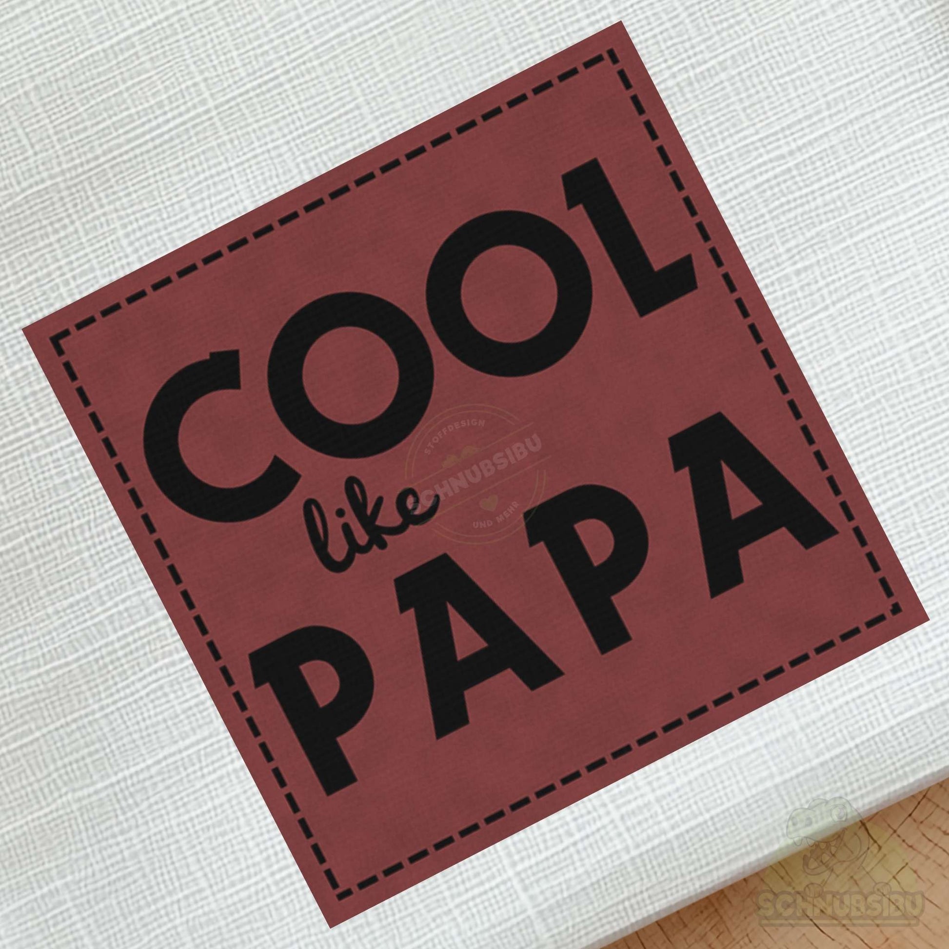 schnubsibu- schnubsibu-produktfoto-buegellabel-aufstoff-coollikepapa - rot