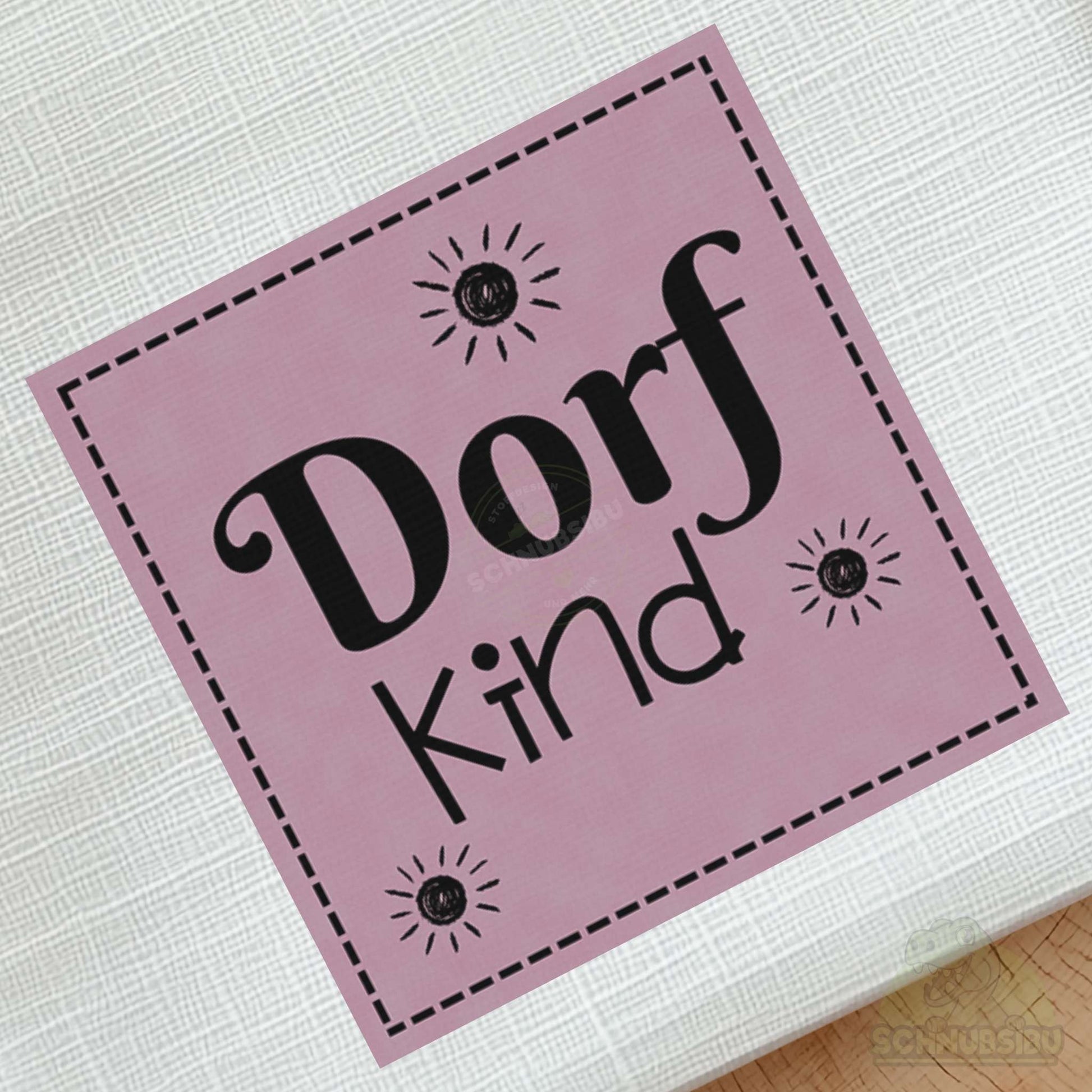 schnubsibu- schnubsibu-produktfoto-buegellabel-aufstoff-dorfkind_3 - rosa