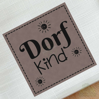 schnubsibu- schnubsibu-produktfoto-buegellabel-aufstoff-dorfkind_5 - braun