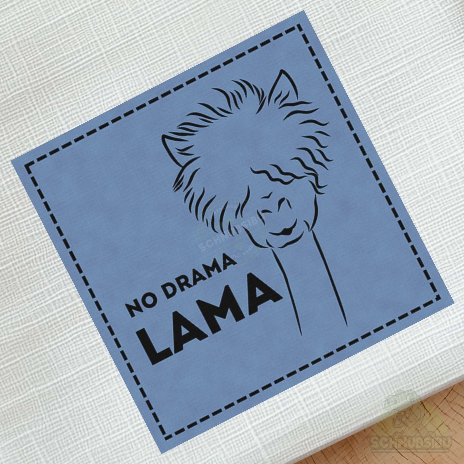 schnubsibu- schnubsibu-produktfoto-buegellabel-aufstoff-dramalama_5 - blau