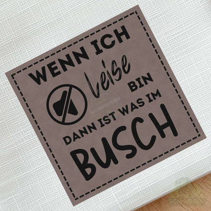 schnubsibu- schnubsibu-produktfoto-buegellabel-aufstoff-leise_6 - braun