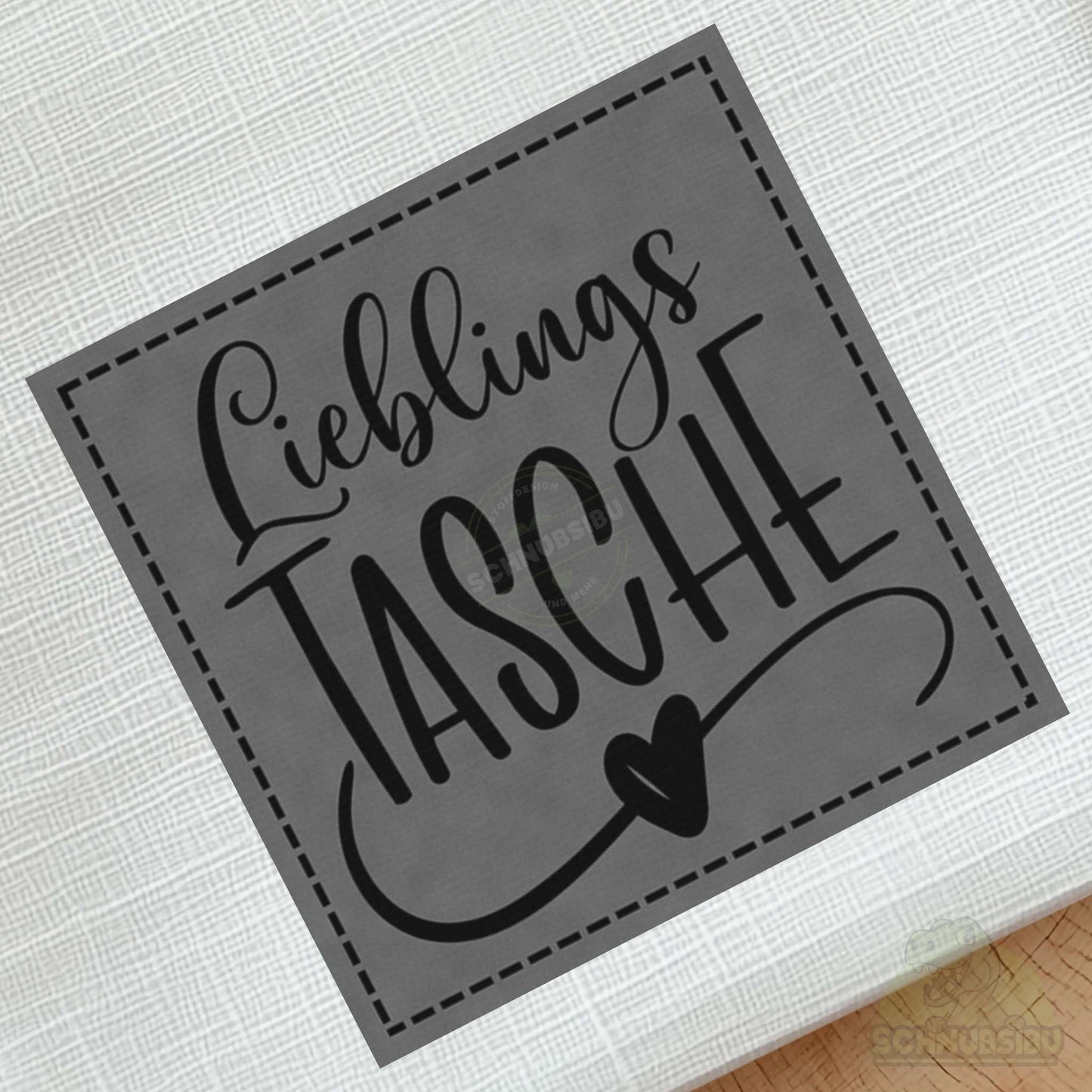 schnubsibu- schnubsibu-produktfoto-buegellabel-aufstoff-lieblingstasche_4 - grau