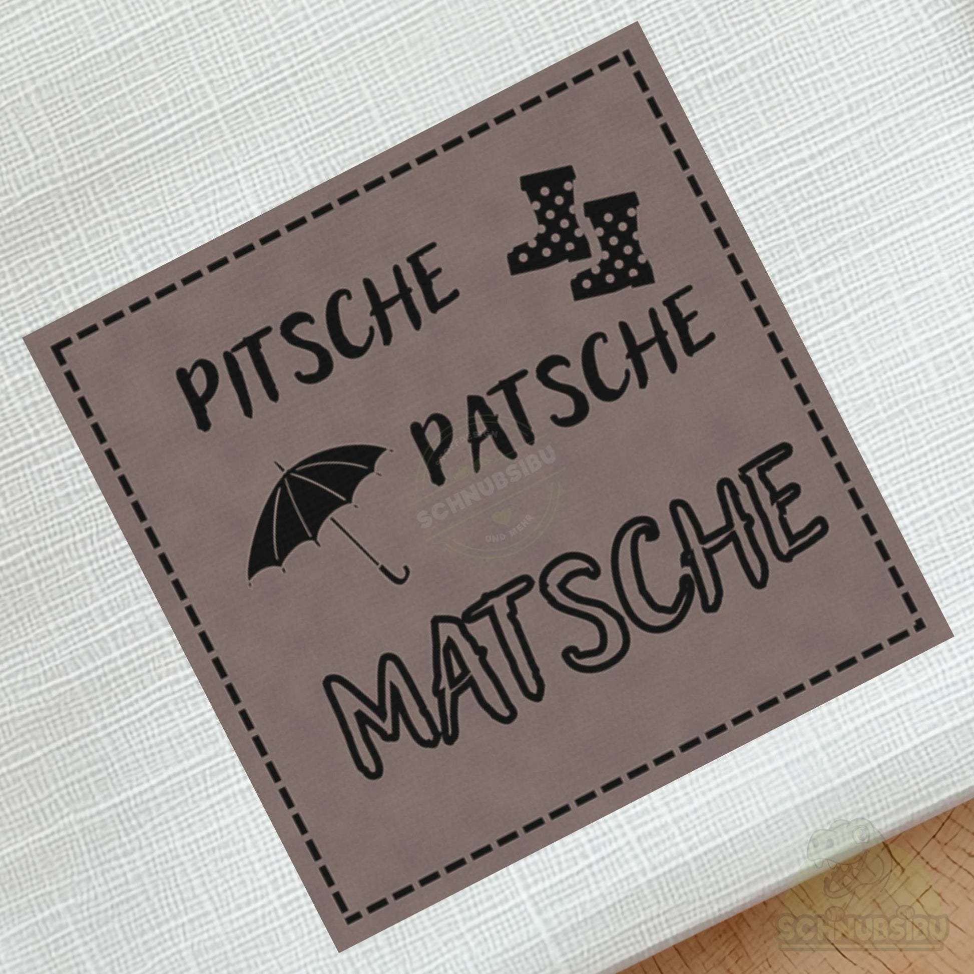 schnubsibu- schnubsibu-produktfoto-buegellabel-aufstoff-pitschepatsche_5 - braun