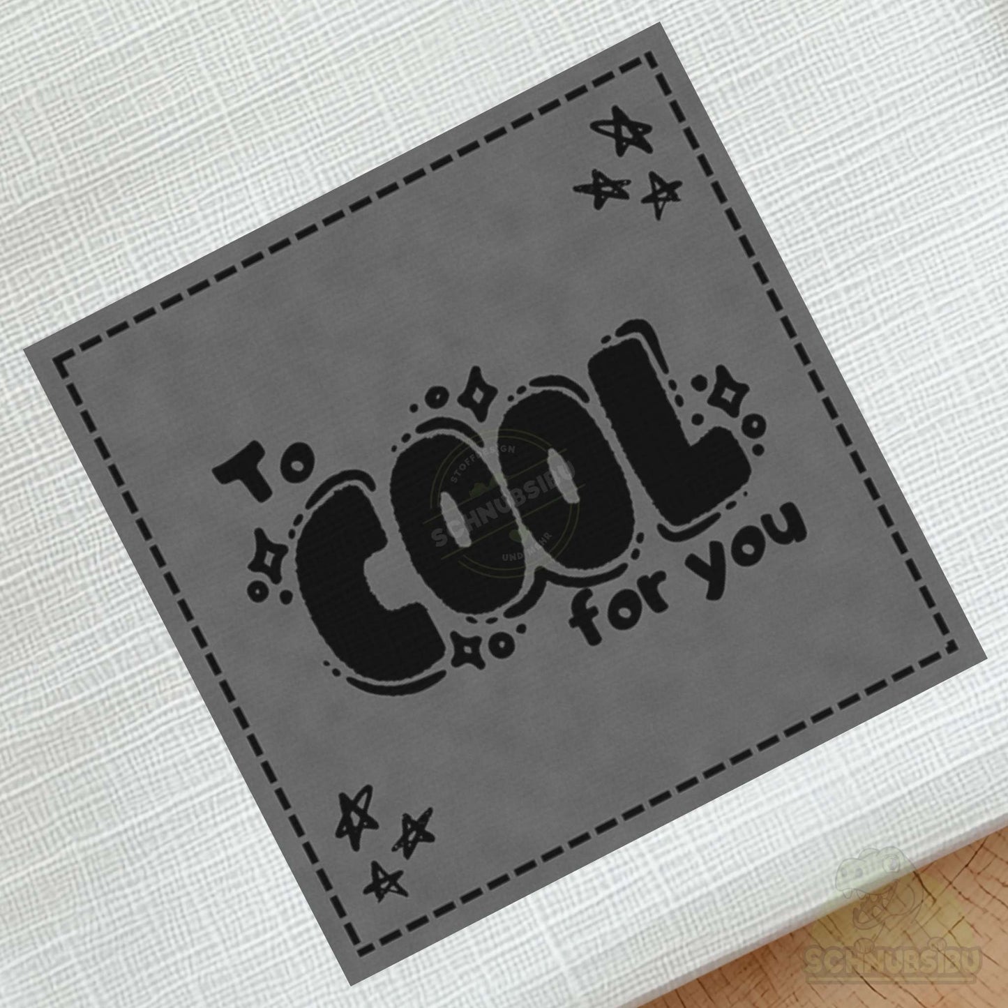 schnubsibu- schnubsibu-produktfoto-buegellabel-aufstoff-toocoolforyou_4 - grau