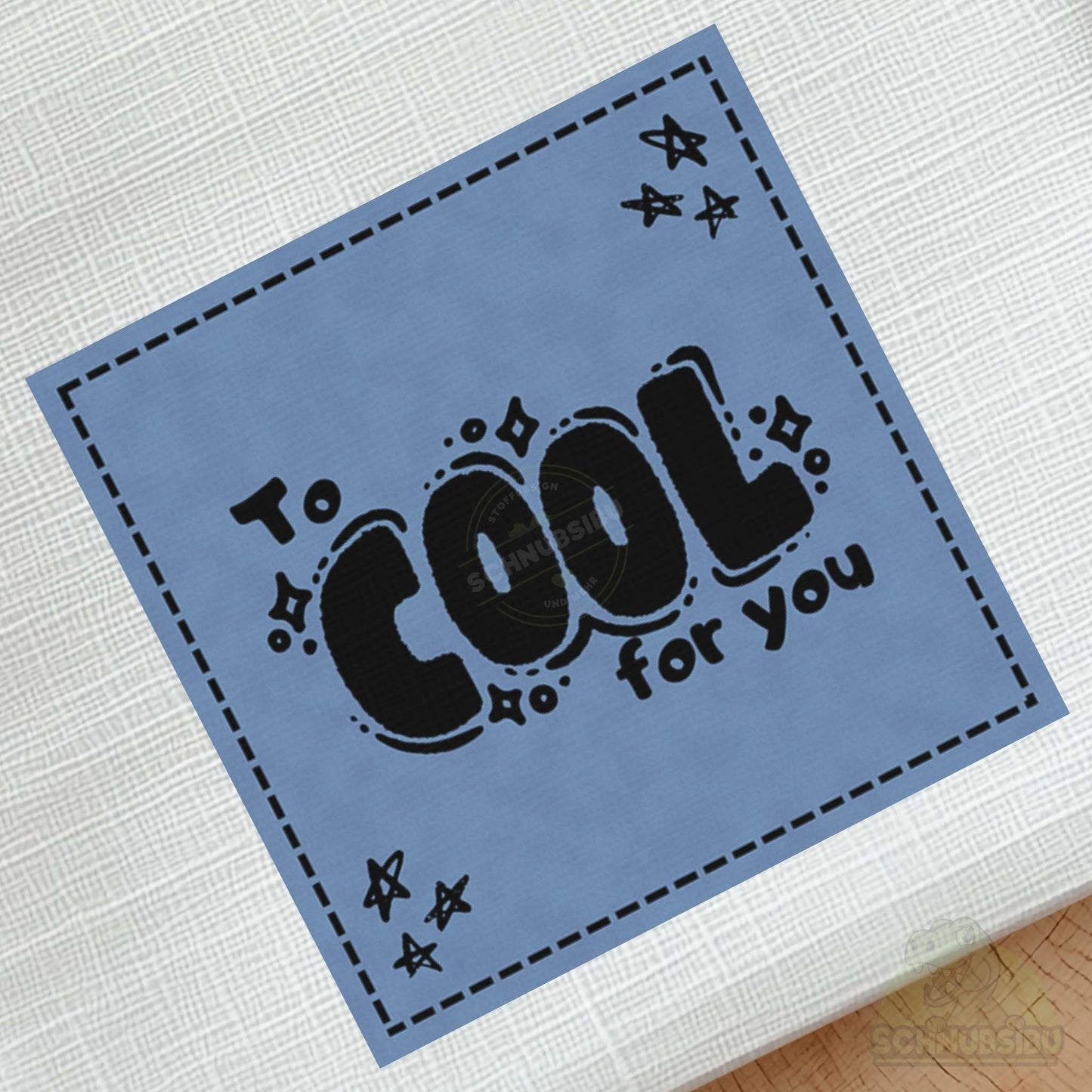schnubsibu- schnubsibu-produktfoto-buegellabel-aufstoff-toocoolforyou_6 - blau