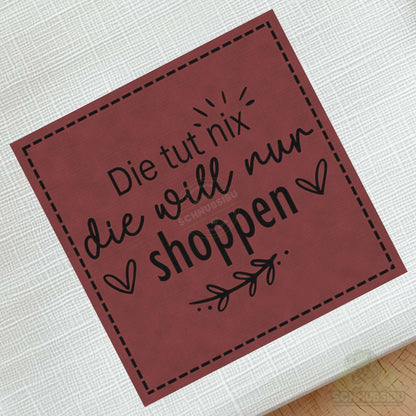 schnubsibu- schnubsibu-produktfoto-buegellabel-aufstoff-tutnix - rot
