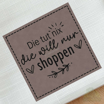 schnubsibu- schnubsibu-produktfoto-buegellabel-aufstoff-tutnix_6 - braun