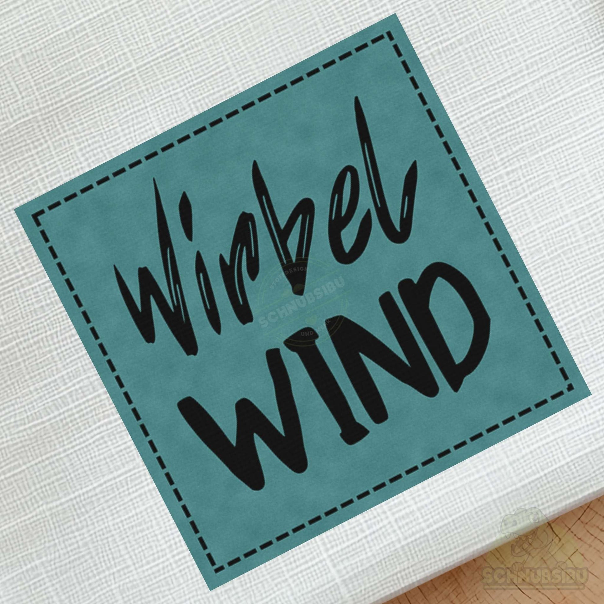 schnubsibu- schnubsibu-produktfoto-buegellabel-aufstoff-wirbelwind - türkis