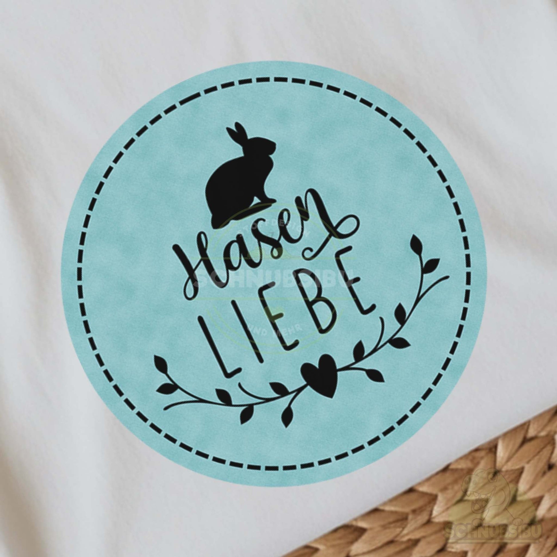 schnubsibu- schnubsibu-produktfoto-buegellabel - türkis