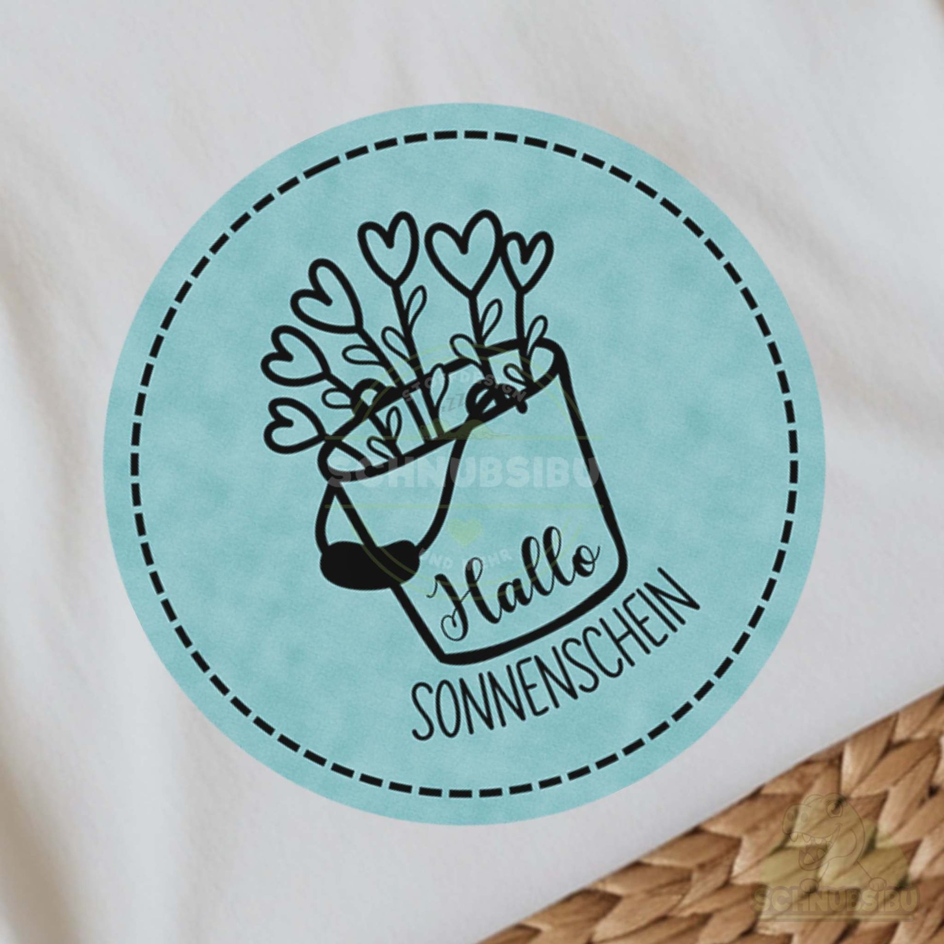 schnubsibu- schnubsibu-produktfoto-buegellabel_15 - türkis