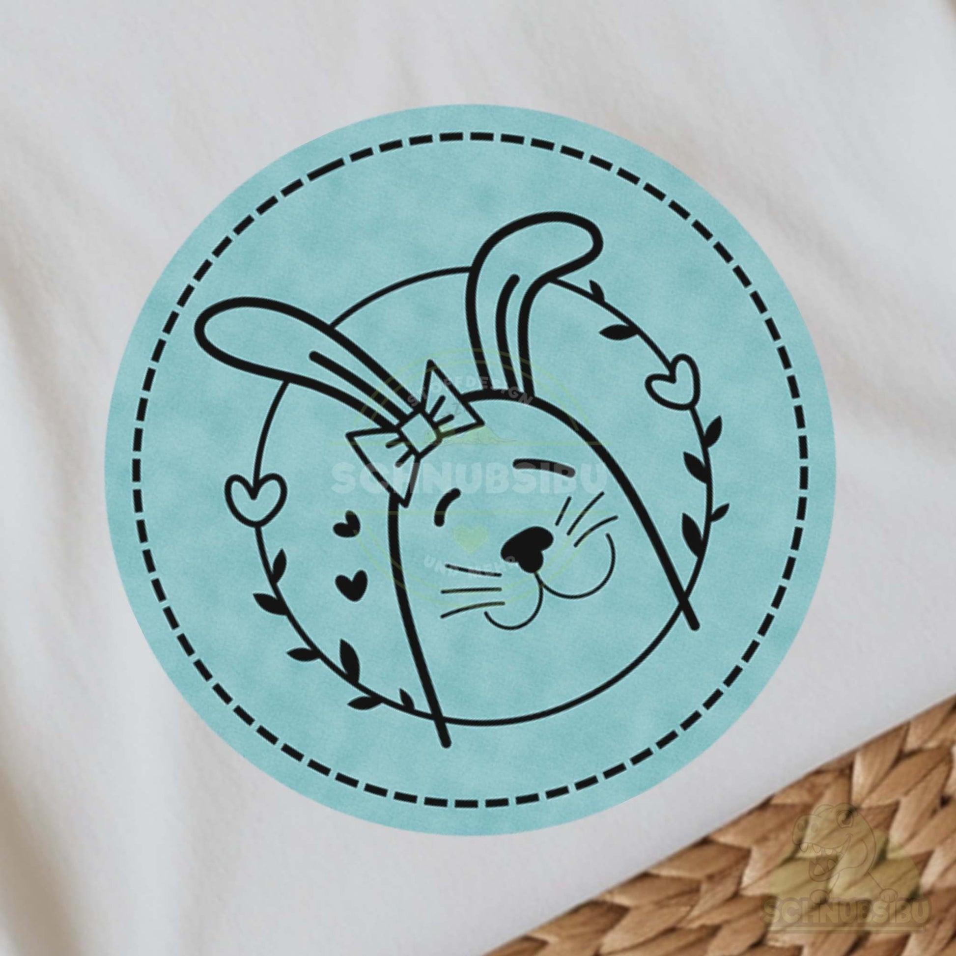 schnubsibu- schnubsibu-produktfoto-buegellabel_7 - türkis