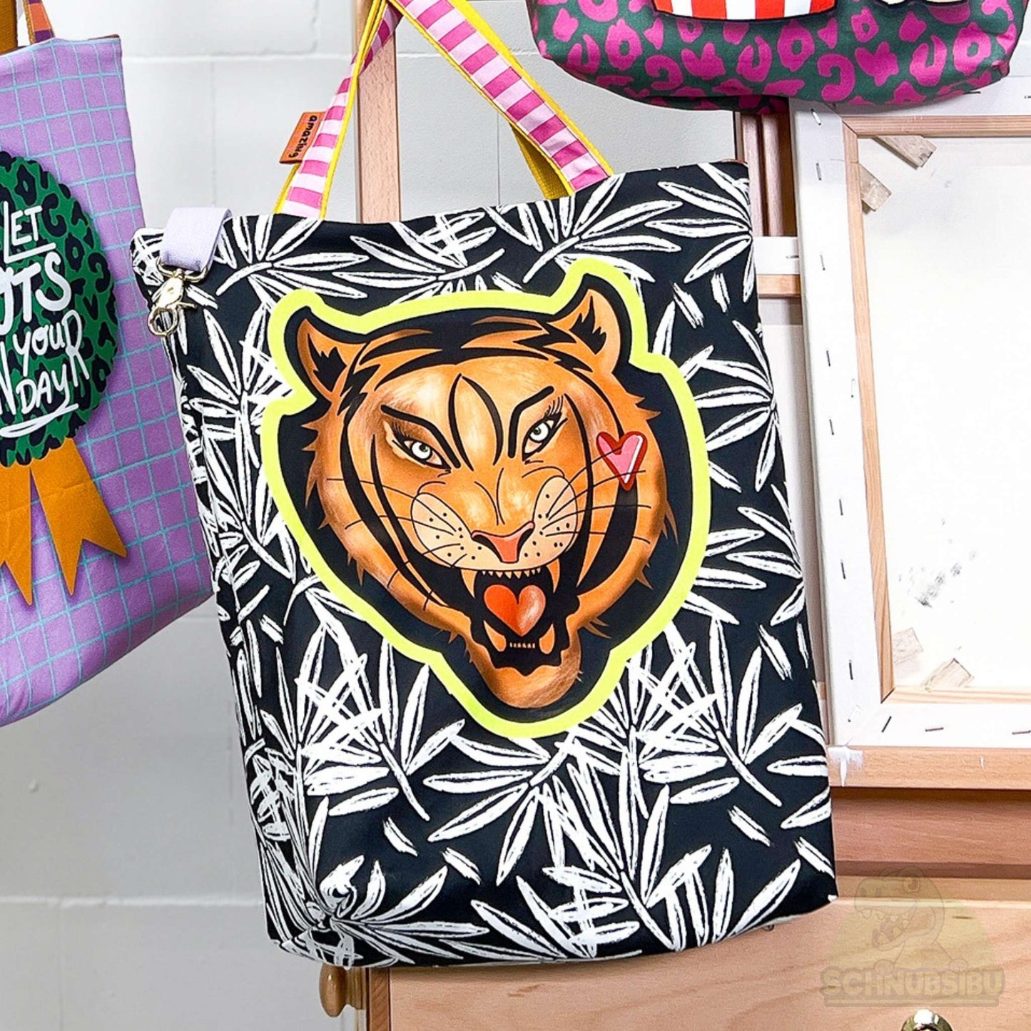 Panel Cherry Picking Bag Tiger und Popcron – Canvas