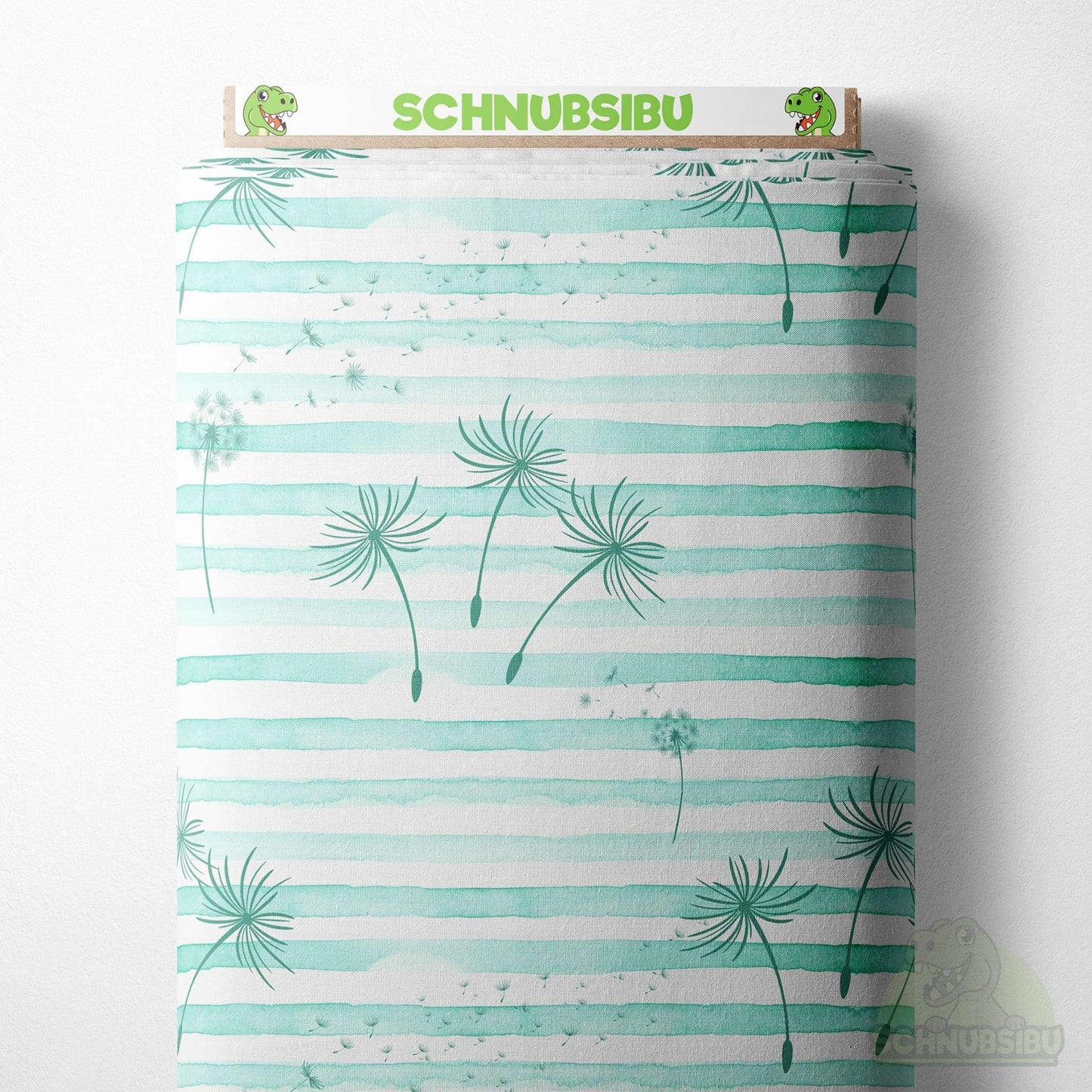 schnubsibu- schnubsibu-produktfoto-ep-pusteblumen-gruene-streifen -