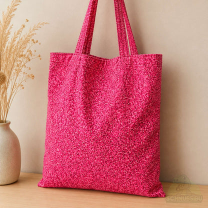 Stoff Glitter pink – Baumwollstoff Webware