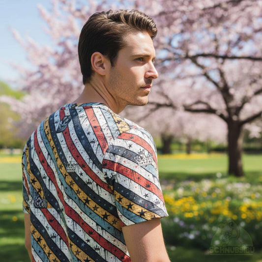 Vorbestellung Jersey Stoff „Graffiti Stripes“ - bringt Streetstyle direkt auf deine Nähmaschine | Schnubsibu OEKO-TEX® Standard 100