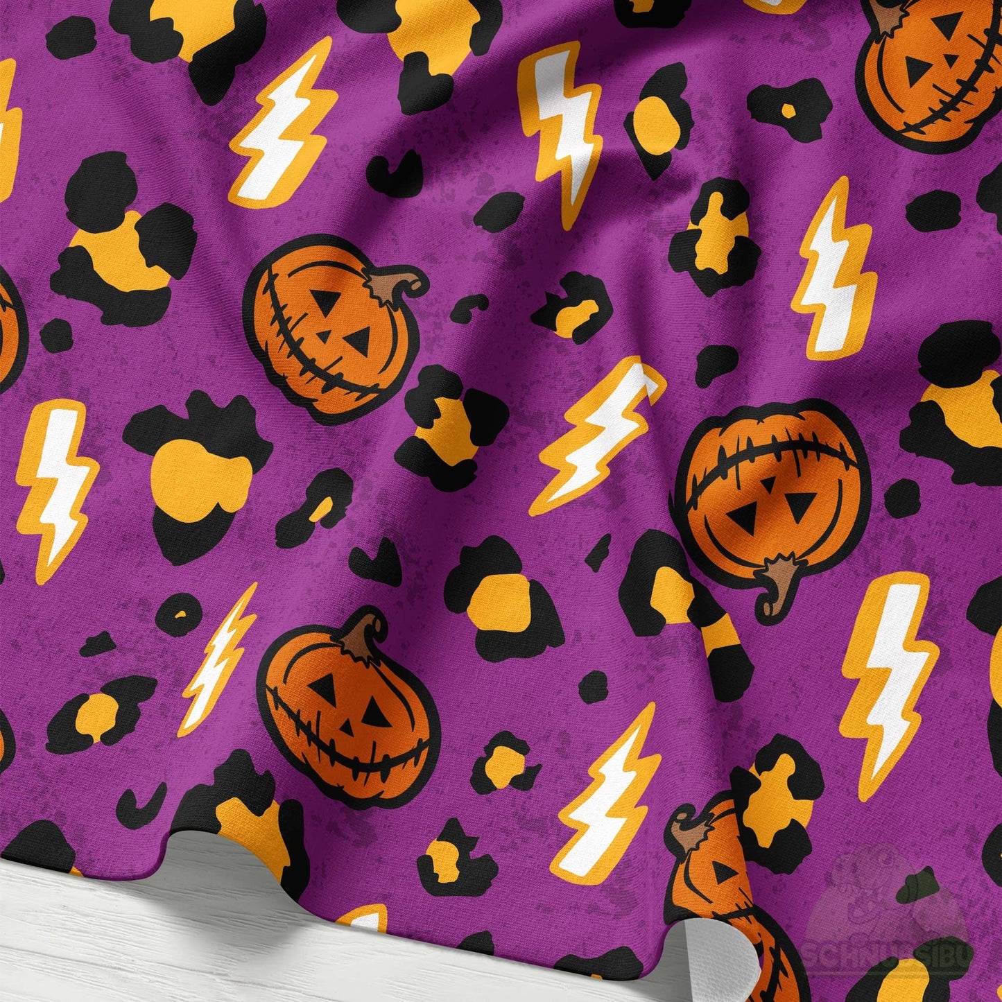 VB Stoff „Halloween Leo Kürbis“ - designt by So very Cassie | Schnubsibu OEKO-TEX® Standard 100