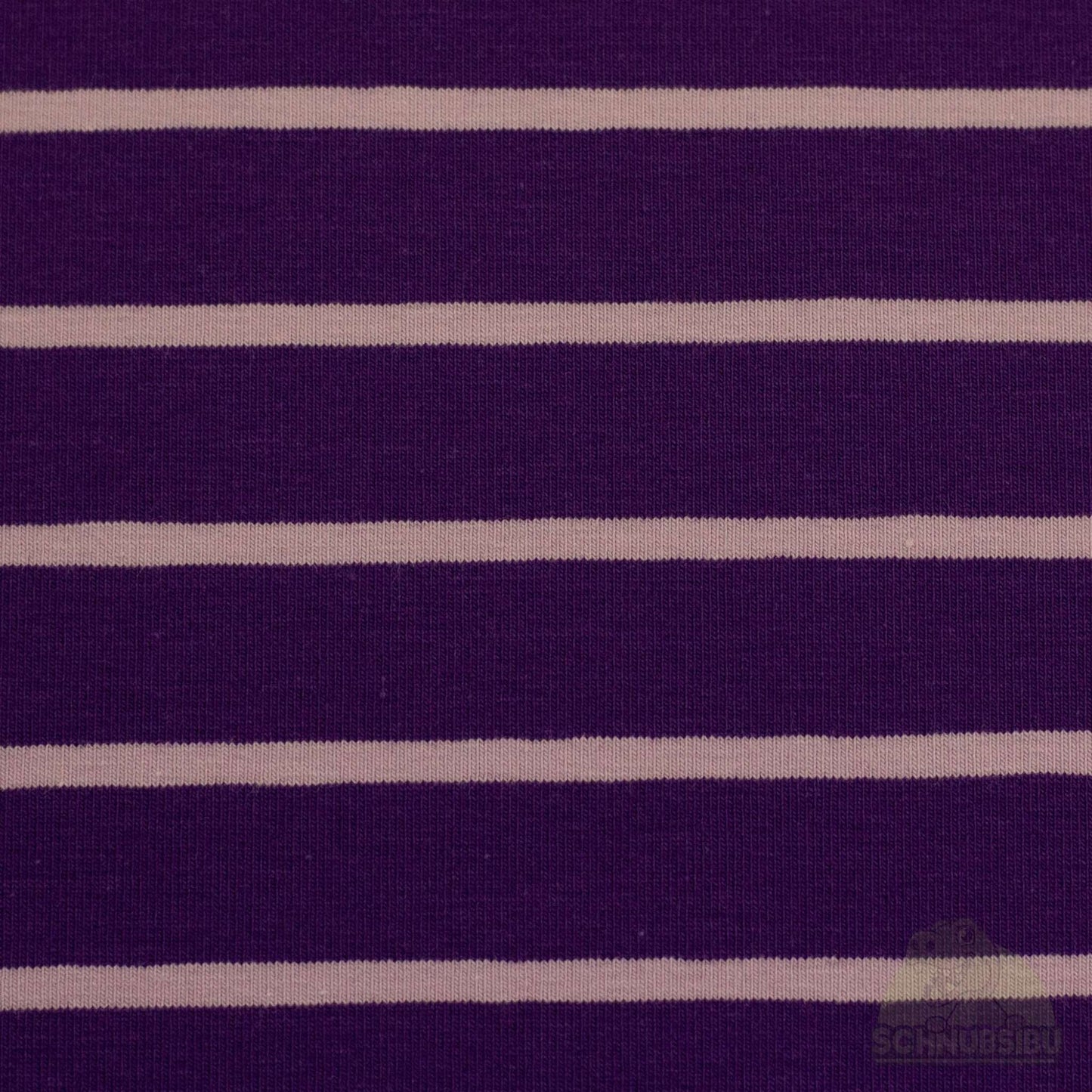 Stoff Isa lila-weiß – Jersey