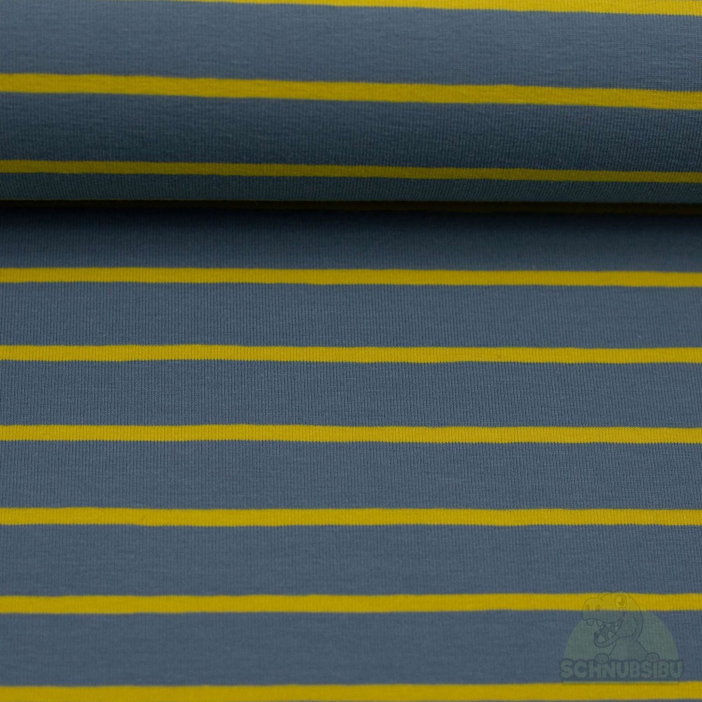 Stoff Isa blau-gelb – Jersey
