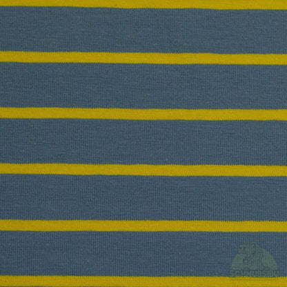 Stoff Isa blau-gelb – Jersey