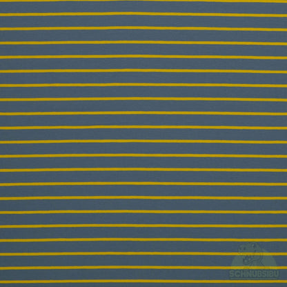 Stoff Isa blau-gelb – Jersey