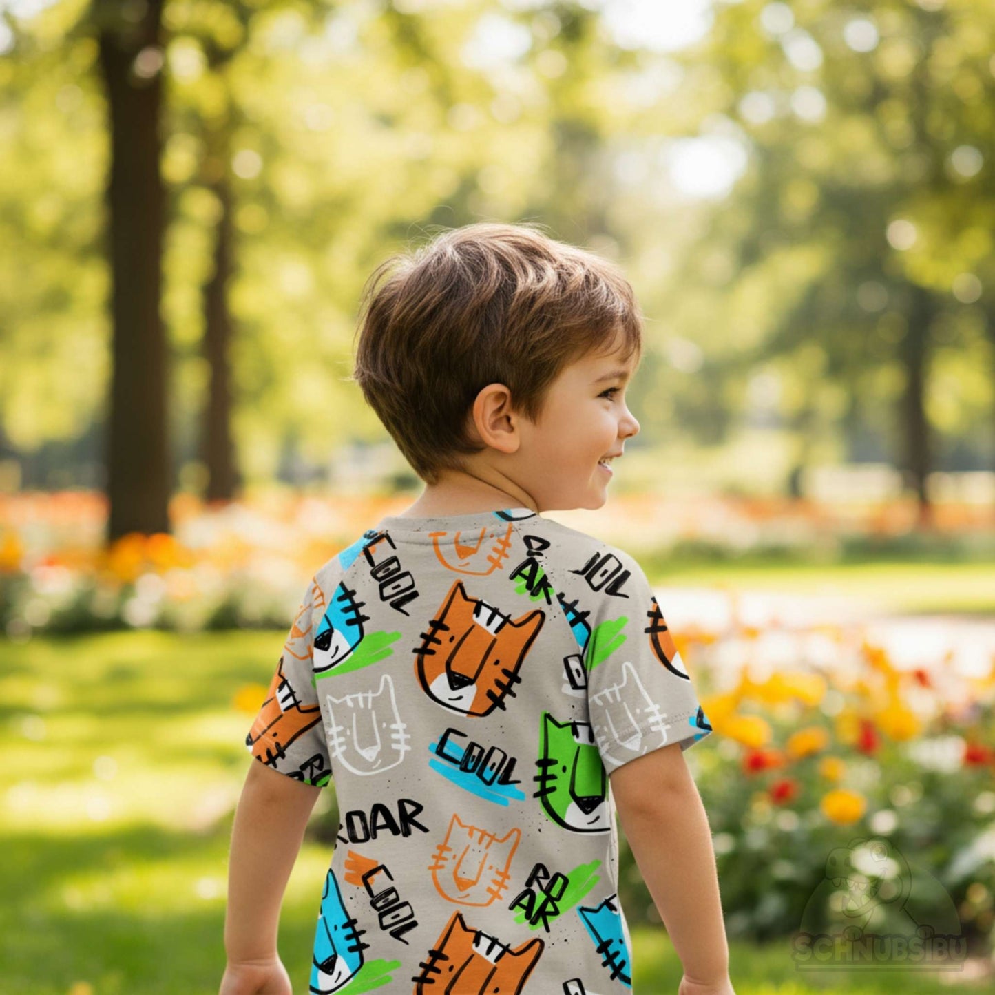 VB Jersey Stoff „Cool Roar“ - designt by Katzengold Designs | Schnubsibu OEKO-TEX® Standard 100